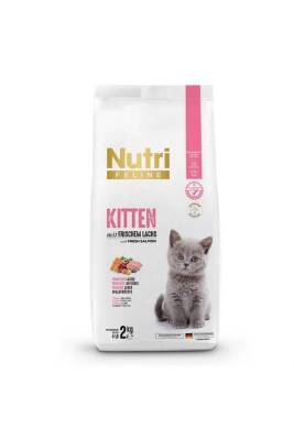 Nutri Feline Kitten Tahılsız Somonlu Yavru Kedi Maması 2 kg - 1