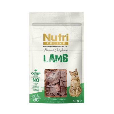 Nutri Feline Kuzu ve Kedi Otlu Kedi Ödül Maması 50 Gr