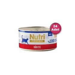 Nutri Feline Sığır Etli Tahılsız Yetişkin Kedi Konservesi 70 gr ( 24 Al 20 Öde ) - Nutri Feline