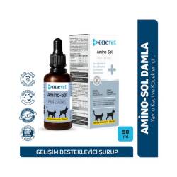 OneVet Amino-Sol Yavru Kedi ve Köpekler İçin Gelişim Destekleyici Damla 50 Ml - OneVet