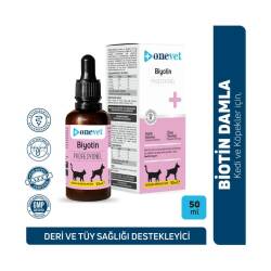 OneVet Biotin Kedi ve Köpekler İçin Tüy Dökülmesini Önleyici Damla 50 Ml - OneVet