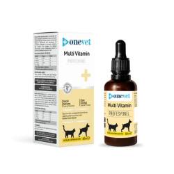 OneVet Multi Vitamin Kedi ve Köpekler İçin Gelişim ve Bağışıklık Destekleyici Damla 50 Ml - OneVet
