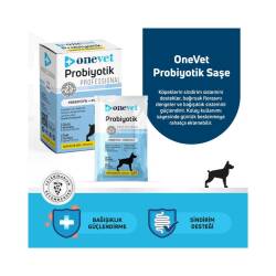 OneVet Probiyotik Köpekler için Sindirim ve Bağışıklık Güçlendirici Saşe 1 Gr 30 Adet - OneVet