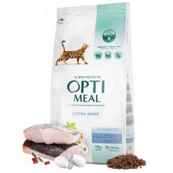 Optimeal Extra Shine Morina Balıklı Probiyotik İçerikli Yetişkin Kedi Maması 10 kg - Optimeal