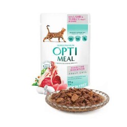 Optimeal Hindili Kuzulu Tahılsız Yetişkin Kedi Yaş Maması 85 gr - Optimeal