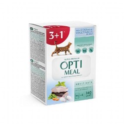 Optimeal Morina Balıklı Sebzeli Yetişkin Kedi Yaş Maması 85 gr (4 AL 3 ÖDE) - Optimeal