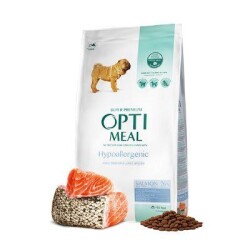 Optimeal Süper Premium Somonlu Orta ve Büyük Irk Yetişkin Hipoalerjenik Köpek Maması 12 kg - Optimeal