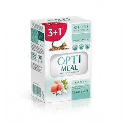 Optimeal Tavuklu Yavru Kedi İçin Yaş Kedi Maması 85 gr (4 AL 3 ÖDE) - Optimeal
