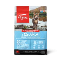 Orijen Cat Six Fish Tahılsız 6 Balıklı Yetişkin Kedi Maması 1,8 kg - Orijen