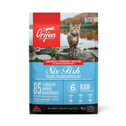 Orijen Cat Six Fish Tahılsız 6 Balıklı Yetişkin Kedi Maması 5,4 kg - Orijen
