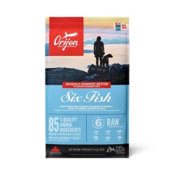 Orijen Six Fish 6 Balıklı Tahılsız Yetişkin Köpek Maması 11,4 kg - Orijen
