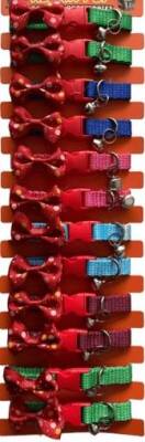 Papyonlu Çıngıraklı Kedi Tasması 1 adet - 1