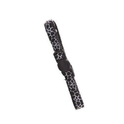 Pawise Kedi Boyun Tasması Siyah Beyaz Mermer Desen - Pawise