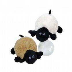 Pawise Kuzu Şeklinde Peluş Öten Top Köpek Oyuncağı 12 cm 1 Adet - Pawise