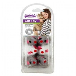 Pawise Peluş Fare Kedi Oyuncağı 6 Adet - Pawise