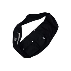 Pawstar Crossbody Kedi ve Küçük Irk Köpek Taşıma Çantası Siyah 50x15x20 Cm - 2