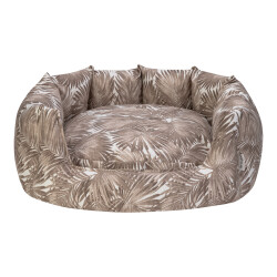 Pet Comfort Barcelona Kedi ve Köpek Yatağı Kahverengi 75x65cm - Pet Comfort