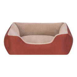 Pet Comfort Bravo Duo Köpek Yatağı Tarçın/Bej L 90x70cm - 1