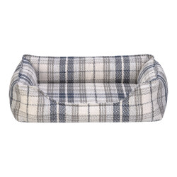 Pet Comfort Delta Lacivert Kareli Kedi ve Köpek Yatağı XS 55x45cm - Pet Comfort