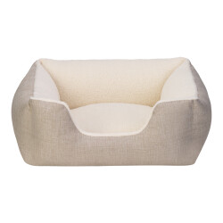 Pet Comfort Echo Ekru-Ekru Kedi ve Köpek Yatağı S 60x50cm - Pet Comfort