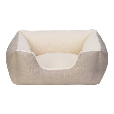 Pet Comfort Echo Ekru-Ekru Kedi ve Köpek Yatağı S 60x50cm - 1