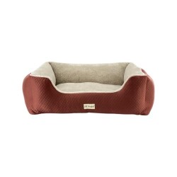 Pet Comfort Echo Köpek Yatağı Tarçın/Ecru Peluş L 105x80cm - Pet Comfort