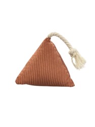 Pet Comfort İpli Prizma Köpek Oyuncağı Kiremit 17x30cm - Pet Comfort