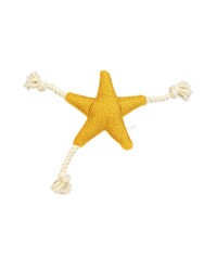 Pet Comfort İpli Yıldız Köpek Oyuncağı Sarı Ø25cm, 40cm - Pet Comfort