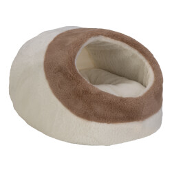 Pet Comfort Nest Kedi Yatağı Ecru/Kahverengi 40x40cm - 2