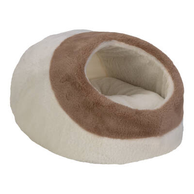 Pet Comfort Nest Kedi Yatağı Ecru/Kahverengi 40x40cm - 2