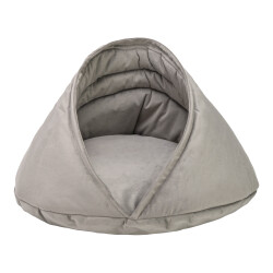 Pet Comfort Oyster Kedi/Köpek Yatağı, Gri 55x55x32cm - 1