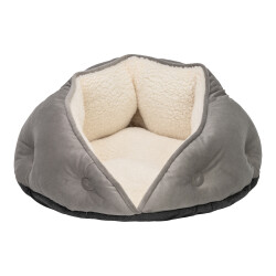 Pet Comfort Paris Kedi ve Köpek Yatağı Gri 50cm - Pet Comfort