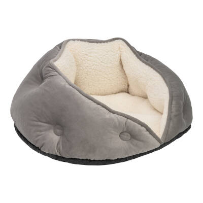 Pet Comfort Paris Kedi ve Köpek Yatağı Gri 50cm - 2