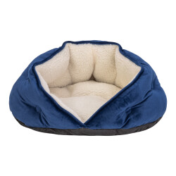 Pet Comfort Paris Kedi ve Köpek Yatağı Lacivert 50cm - Pet Comfort
