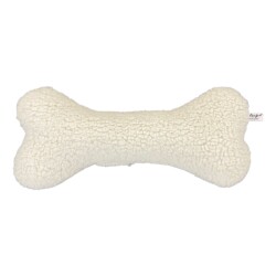 Pet Comfort Peluş Kemik Köpek Oyuncağı Ekru 32cm - Pet Comfort