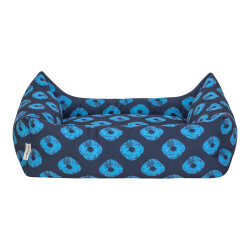 Pet Comfort Uniform Kiss Lacivert-Parliament Köpek Yatağı L 70x60cm - 3