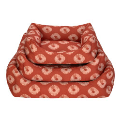 Pet Comfort Uniform Kiss Tarçın-Bej Kedi ve Köpek Yatağı M 60x50cm - 4