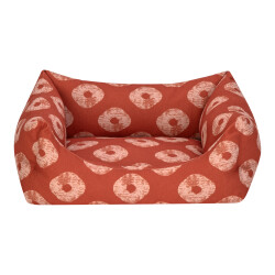 Pet Comfort Uniform Kiss Tarçın-Bej Kedi ve Köpek Yatağı S 50x40cm - Pet Comfort