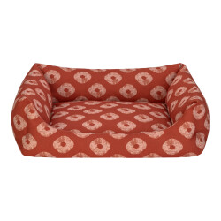 Pet Comfort Uniform Kiss Tarçın-Bej Köpek Yatağı L 70x60cm - Pet Comfort