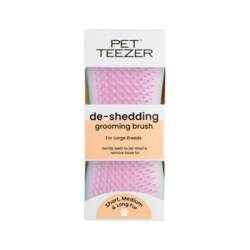 Pet Teezer Tüy Dökülme Karşıtı ve Kir Temizleyici Pembe Köpek Fırçası - Pet Teezer