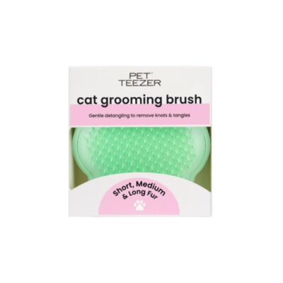 Pet Teezer Yeşil Kedi Masaj ve Tarama Fırçası