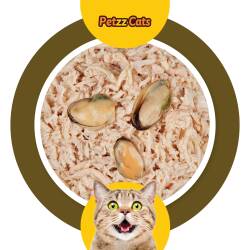 PetzzCats Tavuk & Midye Konserve Kedi Maması 85 Gr - 2
