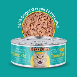 PetzzCats Ton Balığı Konserve Kedi Maması 85 Gr - PetzzCats