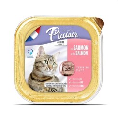 Plaisir Pate Ezme Somonlu Yetişkin Kedi Konservesi 100 gr - Plaisir