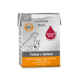 Platinum Hindili ve Somonlu Köpek Yaş Maması 185 Gr - Platinum