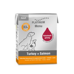 Platinum Hindili ve Somonlu Köpek Yaş Maması 375 Gr - Platinum