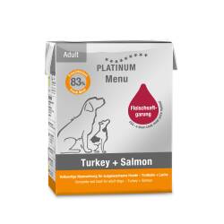 Platinum Hindili ve Somonlu Köpek Yaş Maması 375 Gr - Platinum