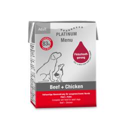 Platinum Sığır Etli ve Tavuklu Köpek Yaş Maması 185 Gr - Platinum