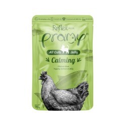 Pramy Calming Jelly Tavuk Etli Somonlu Yetişikin Kedi Konserve Maması 70 gr - Pramy