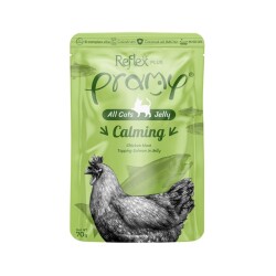 Pramy Calming Jelly Tavuk Etli Somonlu Yetişikin Kedi Konserve Maması 70 gr - Pramy